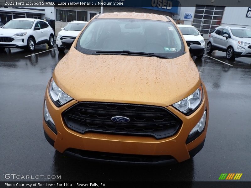 Luxe Yellow Metallic / Medium Stone 2022 Ford EcoSport S 4WD