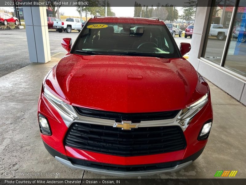 Red Hot / Jet Black 2021 Chevrolet Blazer LT