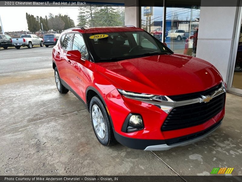 Red Hot / Jet Black 2021 Chevrolet Blazer LT