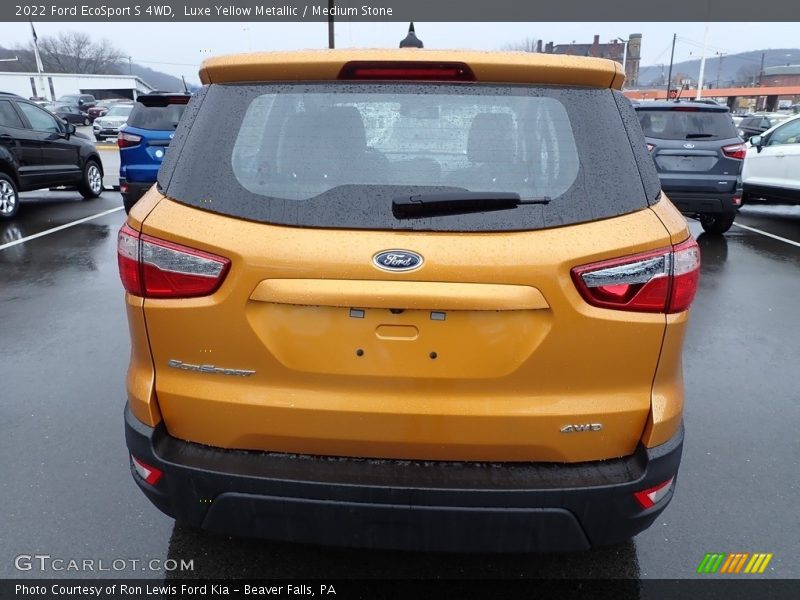 Luxe Yellow Metallic / Medium Stone 2022 Ford EcoSport S 4WD