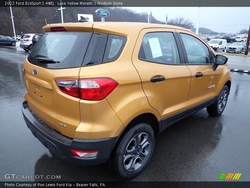 Luxe Yellow Metallic / Medium Stone 2022 Ford EcoSport S 4WD