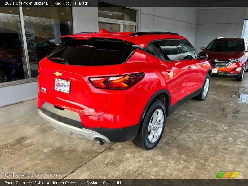 Red Hot / Jet Black 2021 Chevrolet Blazer LT