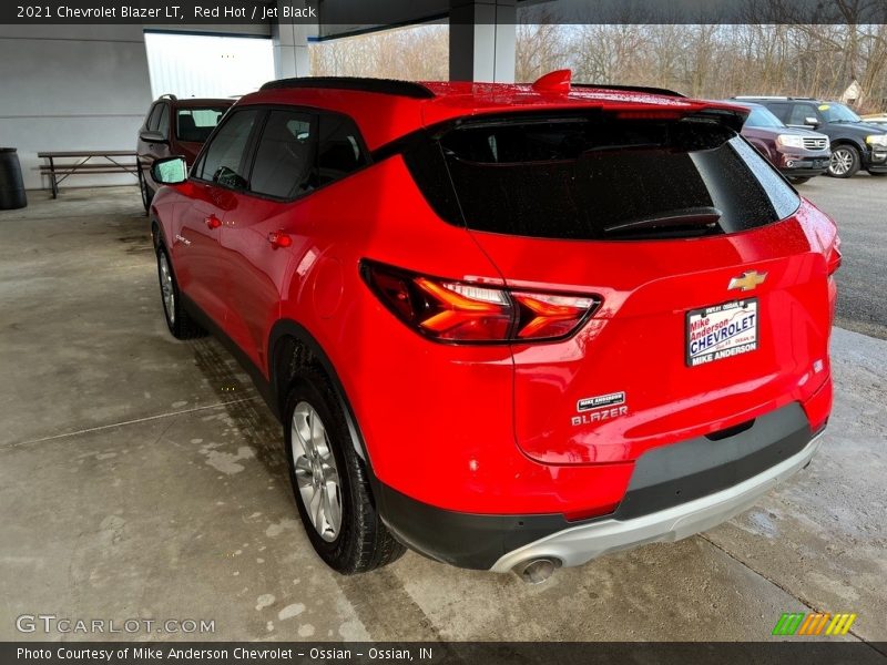 Red Hot / Jet Black 2021 Chevrolet Blazer LT