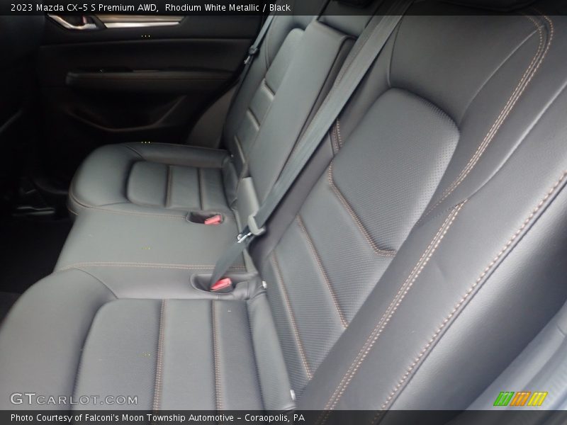 Rhodium White Metallic / Black 2023 Mazda CX-5 S Premium AWD