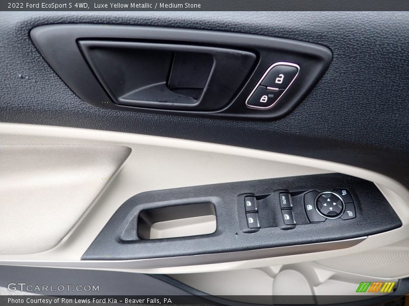 Luxe Yellow Metallic / Medium Stone 2022 Ford EcoSport S 4WD