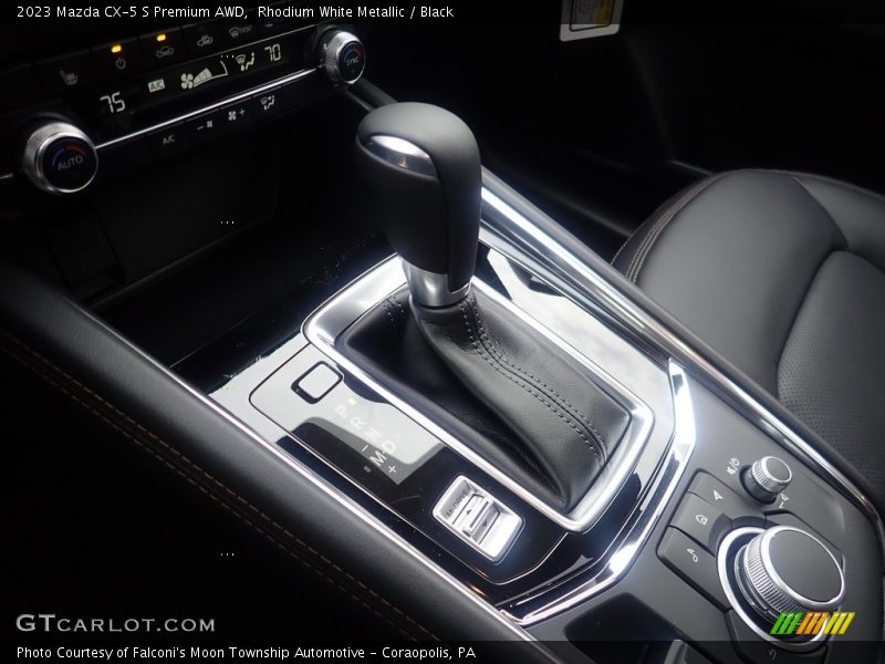 Rhodium White Metallic / Black 2023 Mazda CX-5 S Premium AWD
