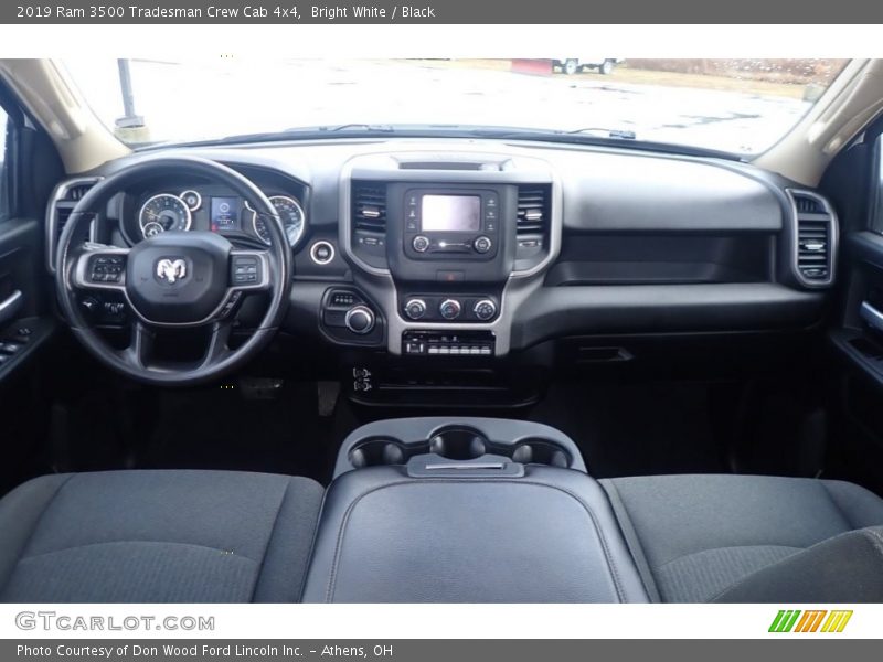 Bright White / Black 2019 Ram 3500 Tradesman Crew Cab 4x4