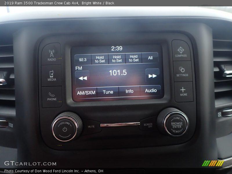 Bright White / Black 2019 Ram 3500 Tradesman Crew Cab 4x4