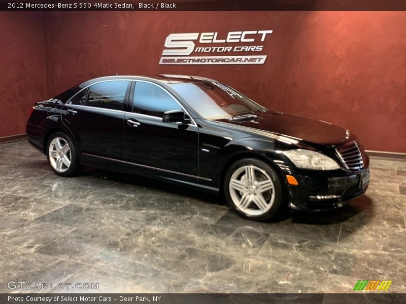 Black / Black 2012 Mercedes-Benz S 550 4Matic Sedan