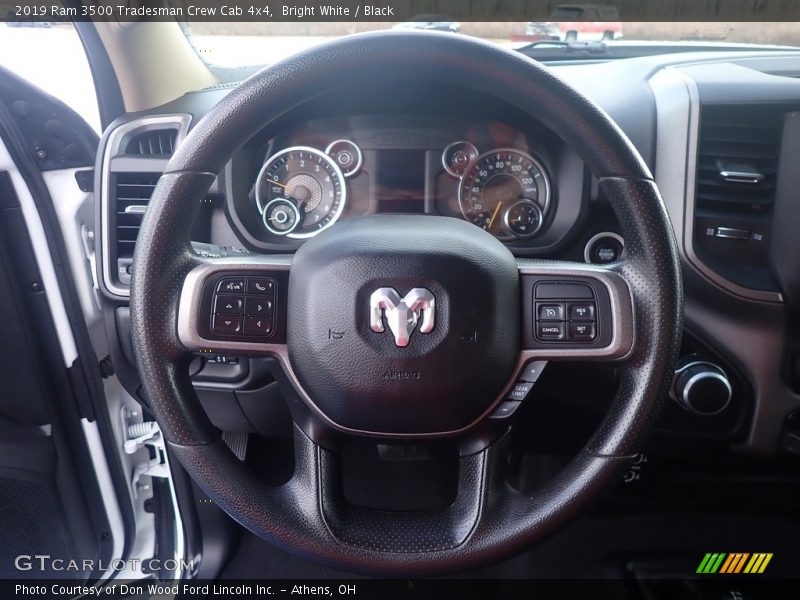 Bright White / Black 2019 Ram 3500 Tradesman Crew Cab 4x4