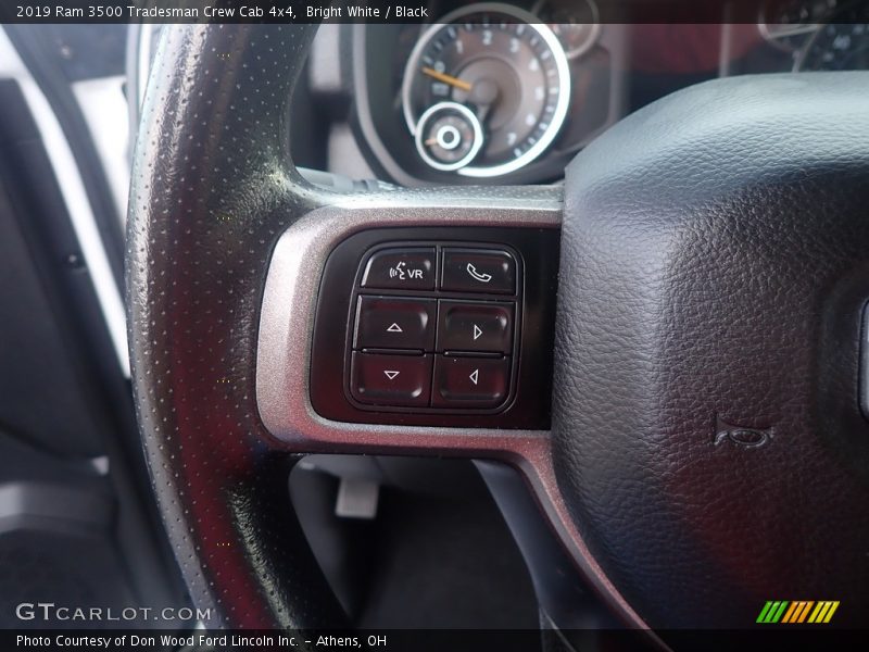 Bright White / Black 2019 Ram 3500 Tradesman Crew Cab 4x4