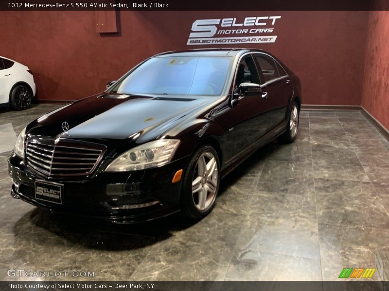 Black / Black 2012 Mercedes-Benz S 550 4Matic Sedan