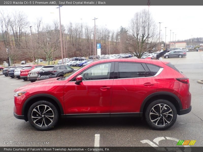 Soul Red Crystal Metallic / Black 2023 Mazda CX-5 S Premium AWD