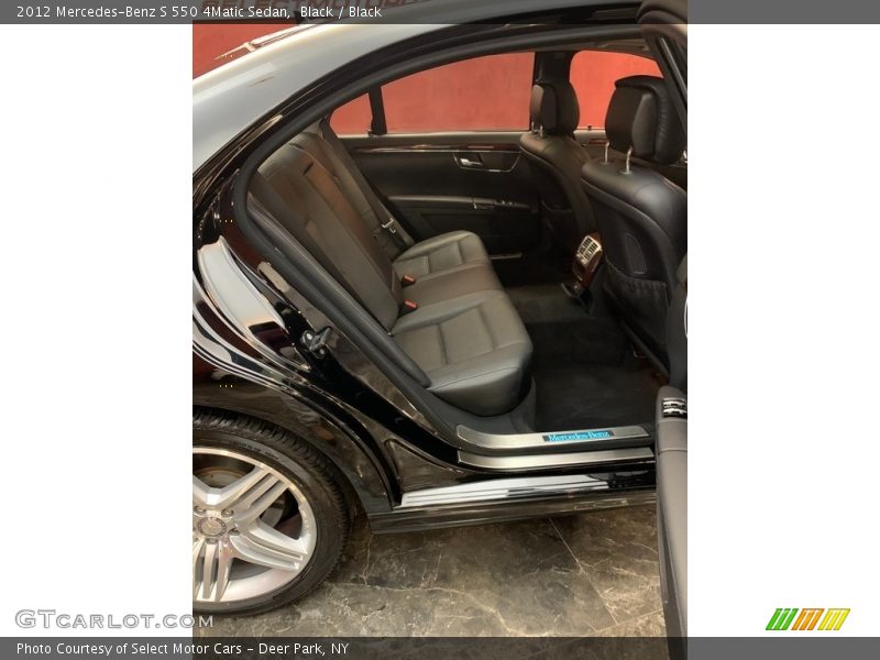 Black / Black 2012 Mercedes-Benz S 550 4Matic Sedan