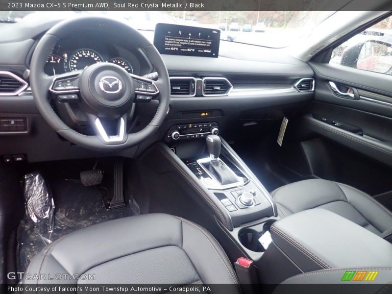 Soul Red Crystal Metallic / Black 2023 Mazda CX-5 S Premium AWD