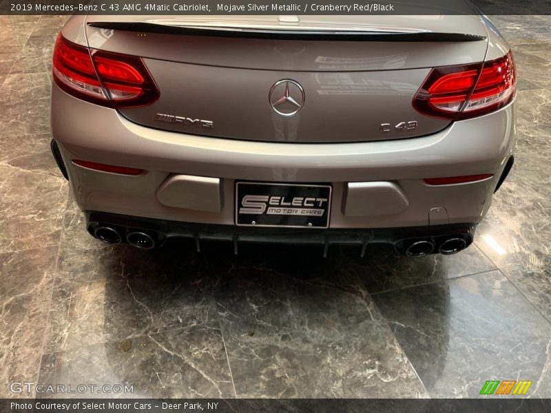 Mojave Silver Metallic / Cranberry Red/Black 2019 Mercedes-Benz C 43 AMG 4Matic Cabriolet