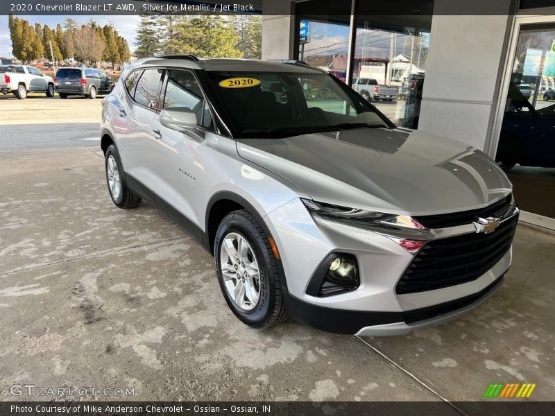 Silver Ice Metallic / Jet Black 2020 Chevrolet Blazer LT AWD