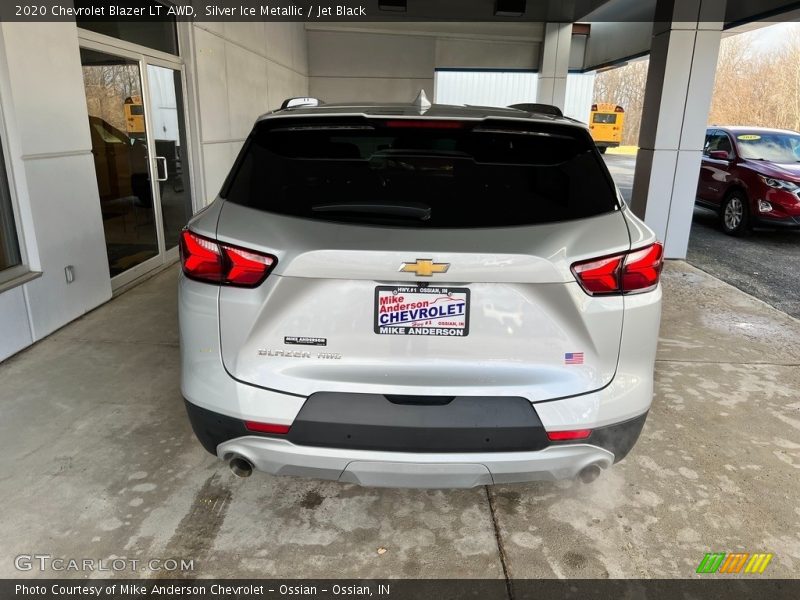 Silver Ice Metallic / Jet Black 2020 Chevrolet Blazer LT AWD
