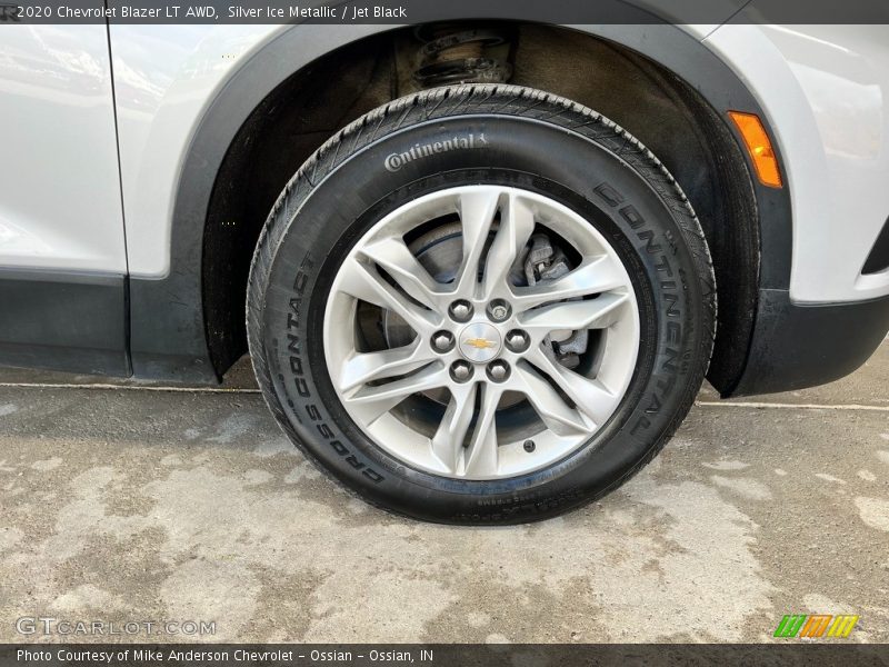 Silver Ice Metallic / Jet Black 2020 Chevrolet Blazer LT AWD