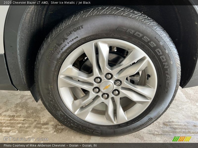 Silver Ice Metallic / Jet Black 2020 Chevrolet Blazer LT AWD