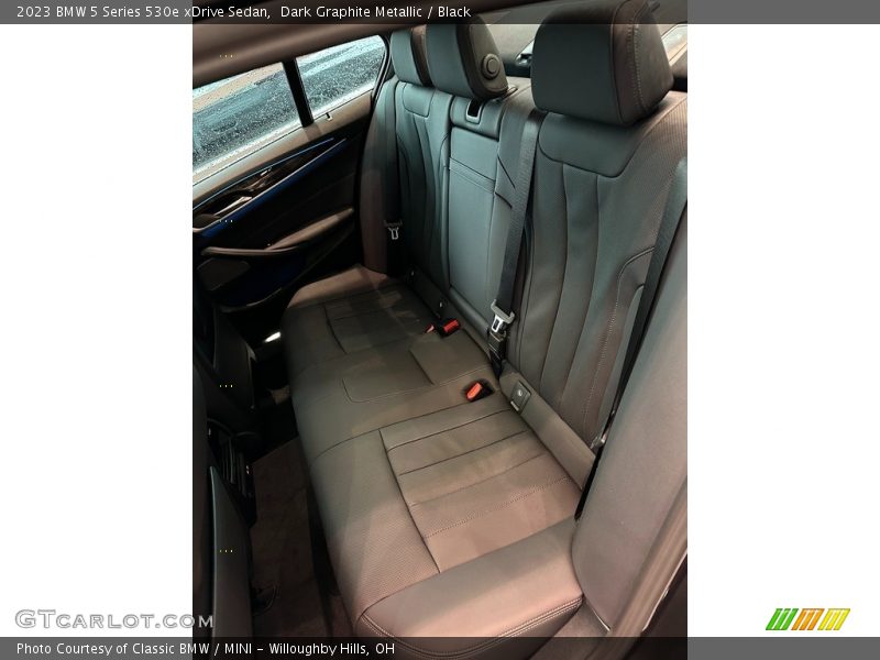 Rear Seat of 2023 5 Series 530e xDrive Sedan