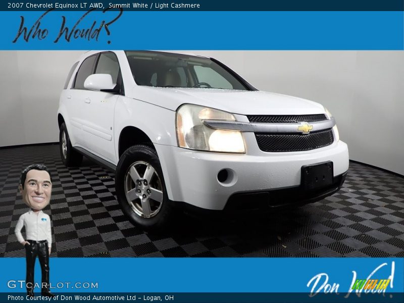 Summit White / Light Cashmere 2007 Chevrolet Equinox LT AWD