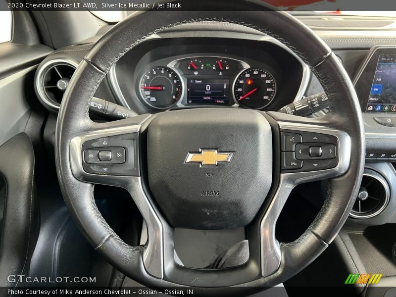 Silver Ice Metallic / Jet Black 2020 Chevrolet Blazer LT AWD