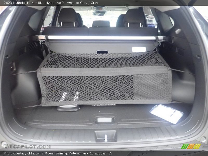  2023 Tucson Blue Hybrid AWD Trunk