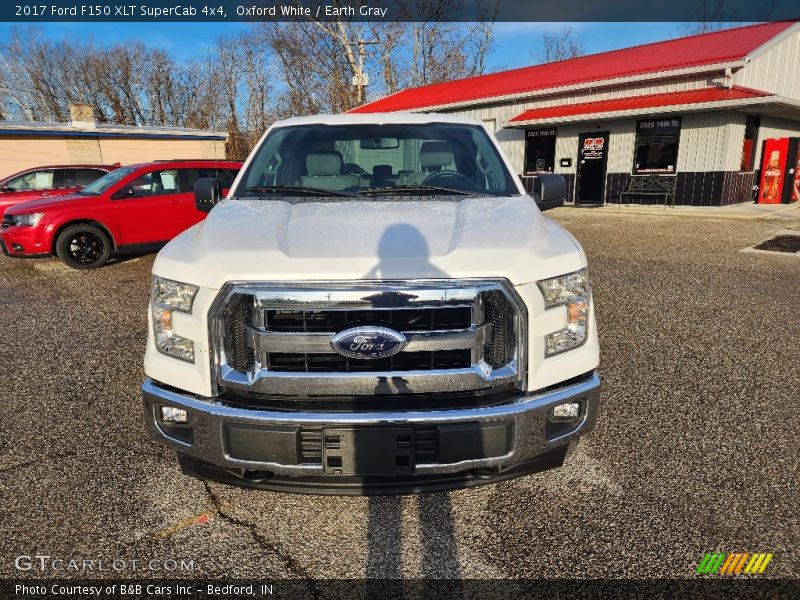 Oxford White / Earth Gray 2017 Ford F150 XLT SuperCab 4x4