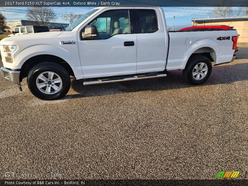 Oxford White / Earth Gray 2017 Ford F150 XLT SuperCab 4x4