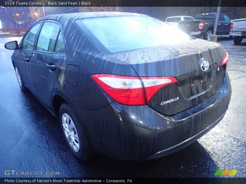 Black Sand Pearl / Black 2014 Toyota Corolla L