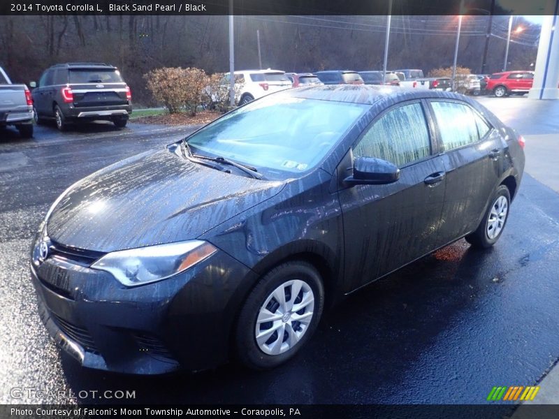 Black Sand Pearl / Black 2014 Toyota Corolla L