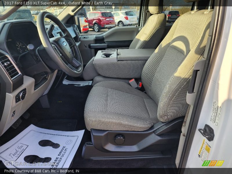Oxford White / Earth Gray 2017 Ford F150 XLT SuperCab 4x4