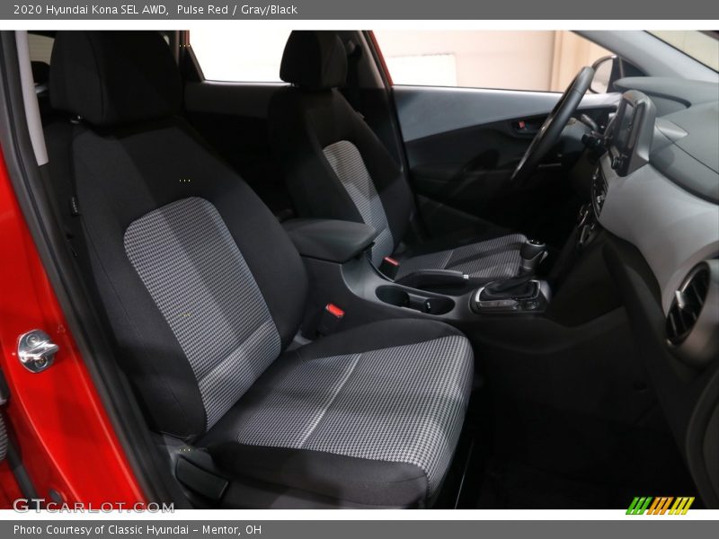 Pulse Red / Gray/Black 2020 Hyundai Kona SEL AWD