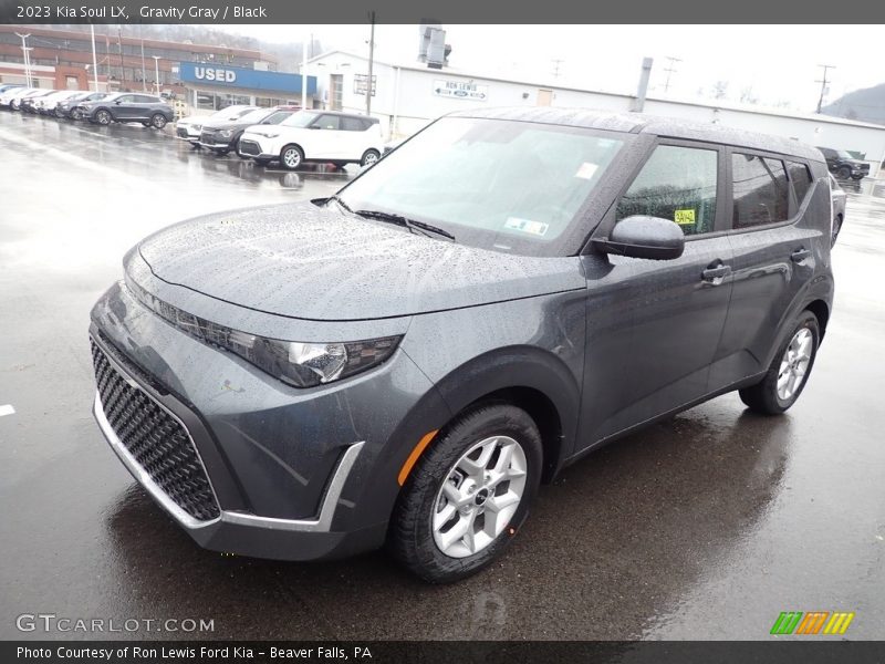 Gravity Gray / Black 2023 Kia Soul LX