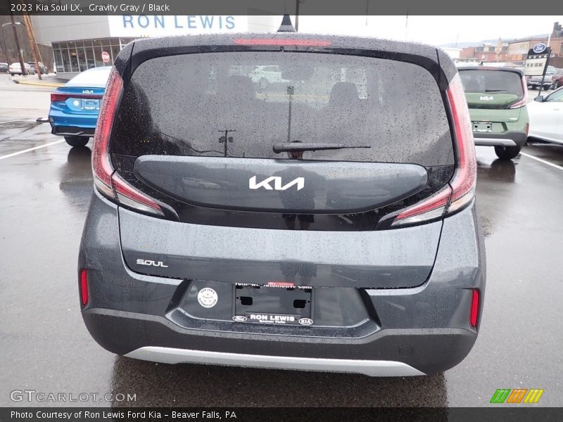 Gravity Gray / Black 2023 Kia Soul LX