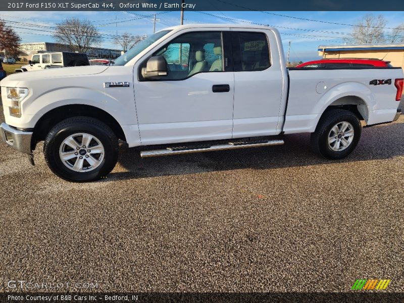 Oxford White / Earth Gray 2017 Ford F150 XLT SuperCab 4x4