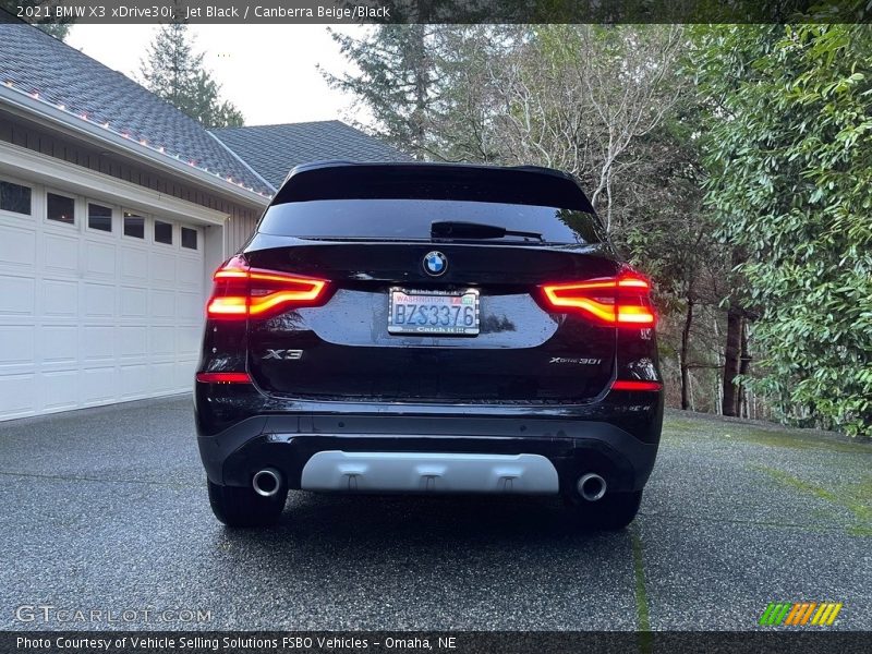 Jet Black / Canberra Beige/Black 2021 BMW X3 xDrive30i
