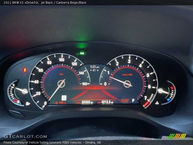  2021 X3 xDrive30i xDrive30i Gauges