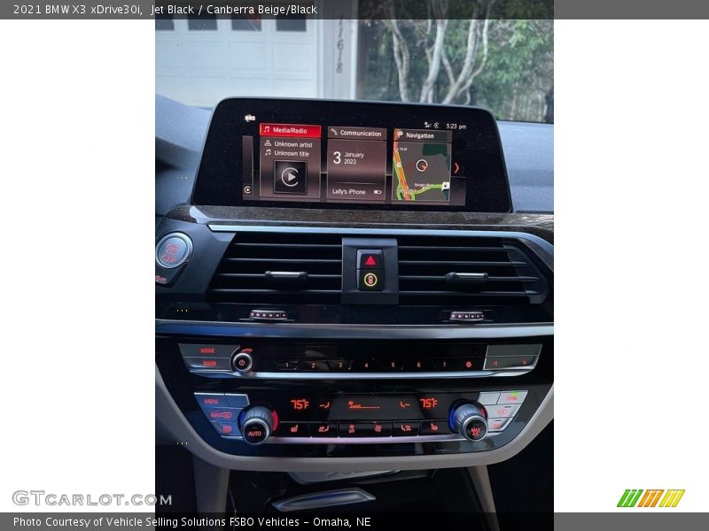 Jet Black / Canberra Beige/Black 2021 BMW X3 xDrive30i