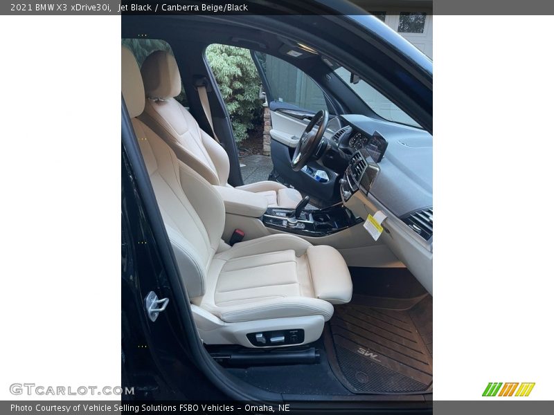 Front Seat of 2021 X3 xDrive30i