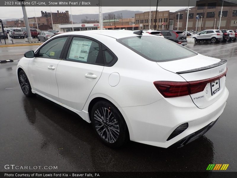 Snow White Pearl / Black 2023 Kia Forte GT-Line