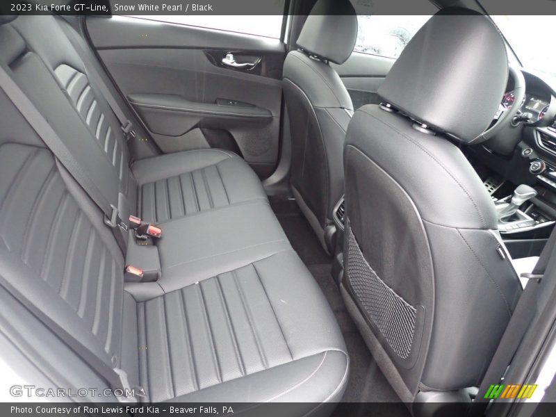 Snow White Pearl / Black 2023 Kia Forte GT-Line