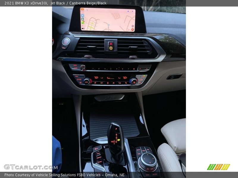Controls of 2021 X3 xDrive30i
