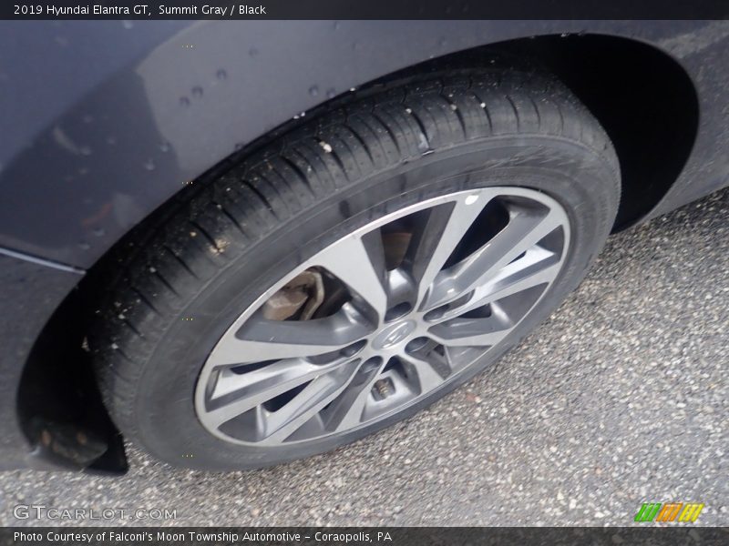 Summit Gray / Black 2019 Hyundai Elantra GT