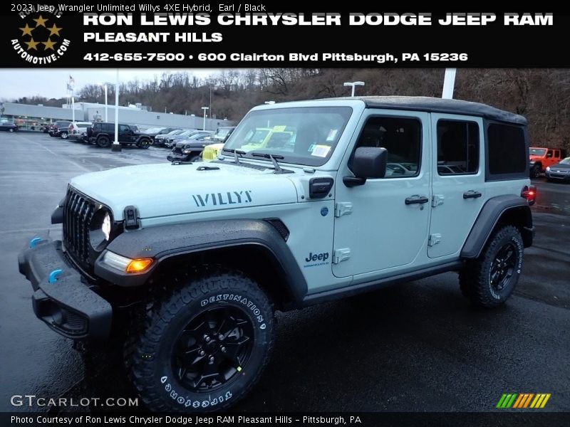 Earl / Black 2023 Jeep Wrangler Unlimited Willys 4XE Hybrid