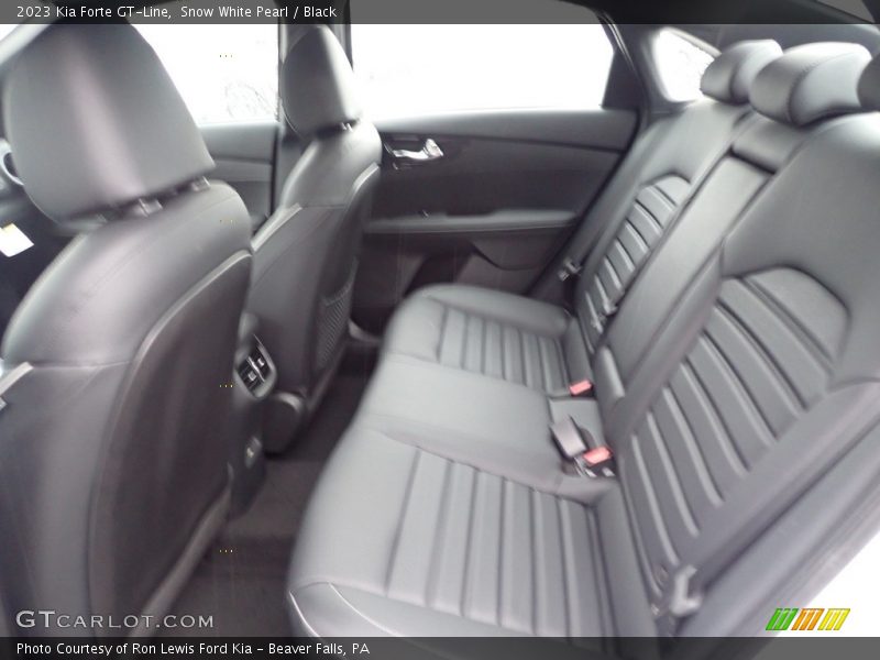 Snow White Pearl / Black 2023 Kia Forte GT-Line