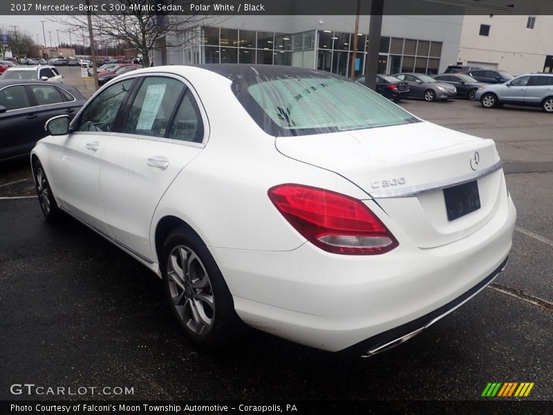 Polar White / Black 2017 Mercedes-Benz C 300 4Matic Sedan