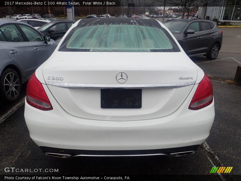 Polar White / Black 2017 Mercedes-Benz C 300 4Matic Sedan