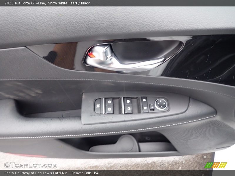 Snow White Pearl / Black 2023 Kia Forte GT-Line